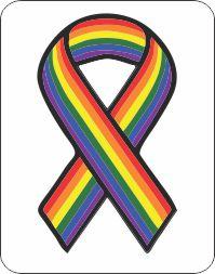  LGBT Rainbow Ribbon Air Freshener | My Air Freshener